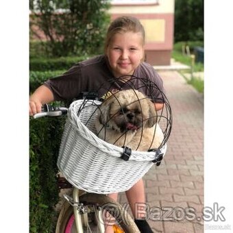 Košík na bicykel na prepravu zvierat