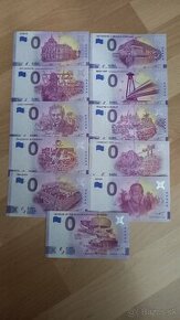 0€ suvenir bankovky