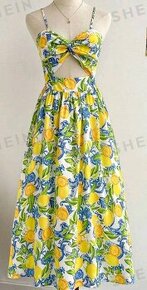 Dámske šaty s citrónmi - 1