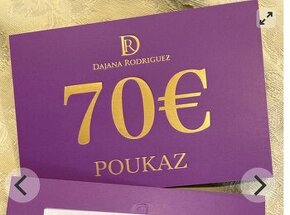 Poukaz Dajana Rodriguez 70€