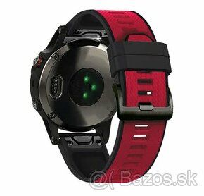 Remienok Easyfit pre Garmin Fenix 3,5X,6X,26mm,cervena-ciern - 1