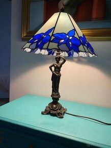 Tiffany vitrážna starožitná lampa,posielam poštou - 1