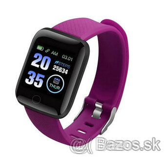 (IHNEĎ) Fitness Smart hodinky D20, fialové