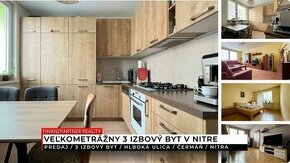 Veľkometrážny 3 izbový byt, 84 m2, Hlboká, Nitra