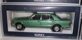 Mercedes-Benz 560 SEL /1991/ , light green , NOREV , 1:18 - 1