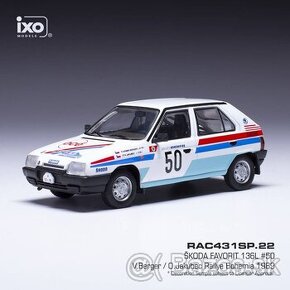 Modely Škoda Rallye Favorit, 130 a další 1:43 IXO