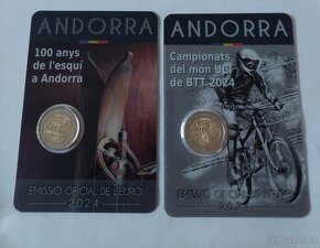 Andorra 2 euro 2024 pamatne mince