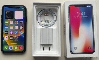 Apple iPhone X 64 GB Space Gray / nová batéria