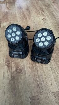 LED Rotačná hlava WASH 7x10W RGBW 4in1