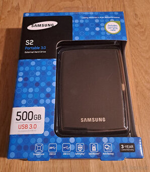 Predám externý HDD Samsung S2 Portable 2,5'', 500GB