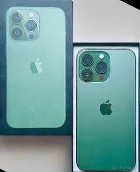 iPhone 13 Pro Alpine Green BATERIE 100% TOP