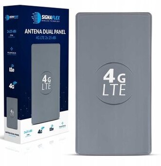 ANTENA LTE DUAL ZOSILŇOVAČ INTERNETU 3G 4G LTE + 50dBi