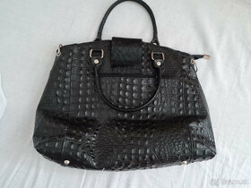 Luxusná kožená taška dámska - 1