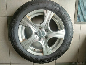 ALU disky KBA -Škoda,VW + pneu 16" 6,5Jx16,5x112, ET46