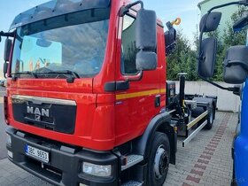 MAN TGM 15.250 NOSIČ KONTAJNERU + RUKA HIAB - 1