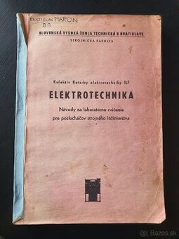 Darujem skriptá elektrotechnika