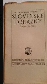 SLOVENSKÉ OBRÁZKY  1912