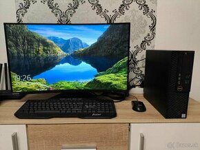 Monitor Lenovo 27" 165Hz Full HD+Počítač Dell Optiplex 3050