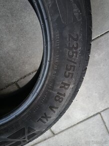 Predám 4 ks letné pneu Continental 235/55 R18