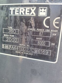 Predám traktorbager terex 760