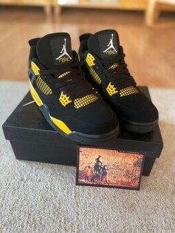 Air Jordan 4 Retro Thunder Žlté