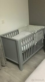 Detská postieľka Babyprestige s matracom