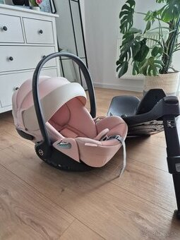 Ruzove vajicko CYBEX Cloud T i-Size PLUS + Isofix Base