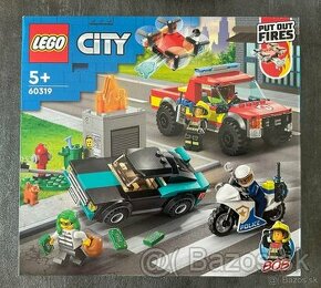 LEGO® City 60319 Hasiči a policajná naháňačka