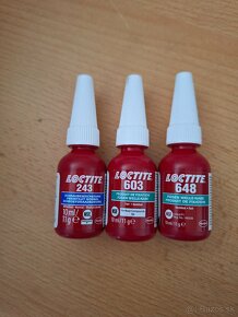 Predám lepidlá Loctite 10ml 243, 603, 648