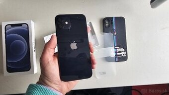 Apple iPhone 12 black 64GB, zdravie 92% - 1