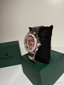 Dámske/Pánske Hodinky Rolex Submariner 41mm Pink Dial