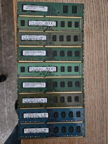 Predám tieto DDR3 pamäte 8x4GB a 1x2GB