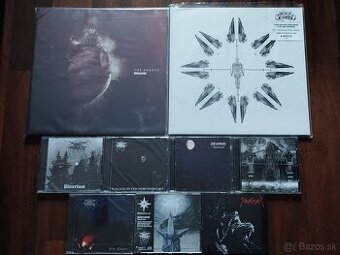 Metal LPs CDs.