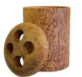 Bambusový držiak na 4zubné  kefky - 1