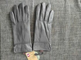 Nové kožené rukavice veľ.7 - 1