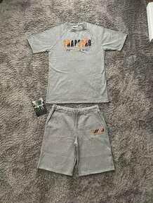 Trapstar Chenille Decoded Summer Set - Grey/Orange - 1