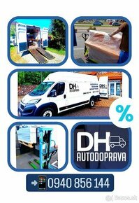 VOZÍME • SŤAHUJEME • DODÁVKA DHautodoprava HE 0940 856 144