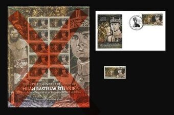 2019 set Stefanik Tahiti Polynezia 100 rokov tragickej smrti