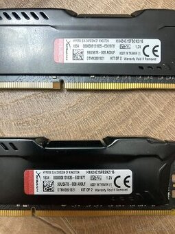 16GB RAM (2x8) Kingston Fury HyperX DDR4