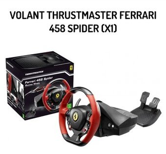 Volant + pedále Thrustmaster FERRARI 458 SPIDER pre Xbox One