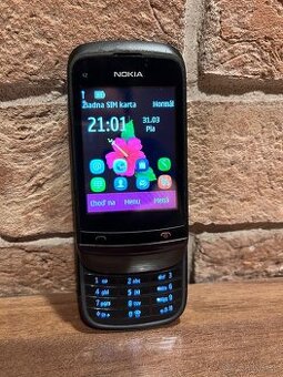 Nokia C2-02 vysúvačka tlačítková + dotyková - 1