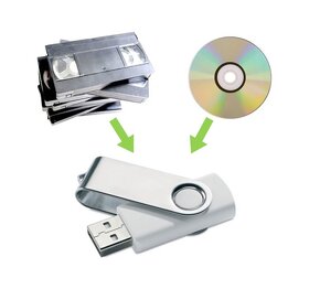 Digitalizácia médií - VHS / DVD / CD na USB