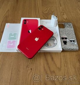 iPhone 11 128 gb Red product - komplet príslušenstvo, záruka