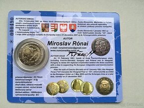 COINCARD 2 euro SLOVENSKO 2011 VIŠEHRAD - EDÍCIA RÓNAI