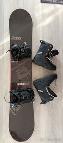 Snowboard komplet 150cm