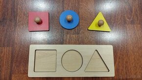 Montessori Puzzle tvary