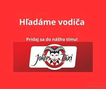 Hľadáme vodiča  Joker Taxi