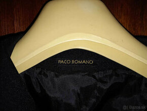✅ NOVÝ čierny oblek PACO ROMANO ✅ veľkosť: 54 ✅ - 1