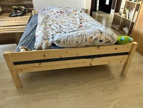 Predám posteľ bez matraca (140x200) - 1