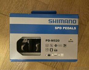 Shimano PD-M520 nášľapné pedále, čierna